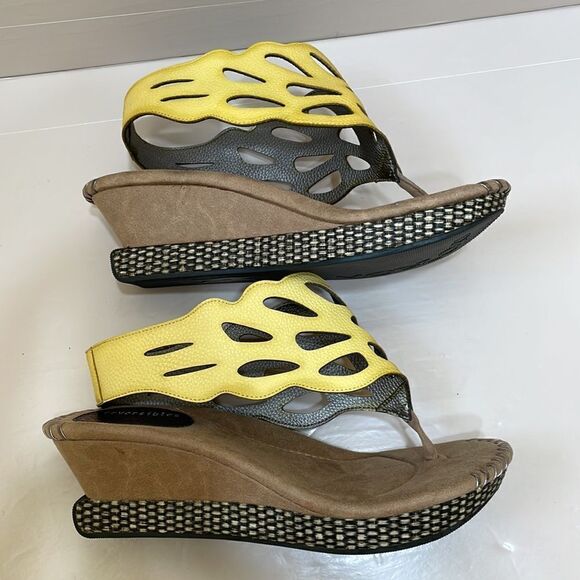 MODZORI REVERSIBLE SANDALS IN LEATHER‎ - Picture 4 of 10